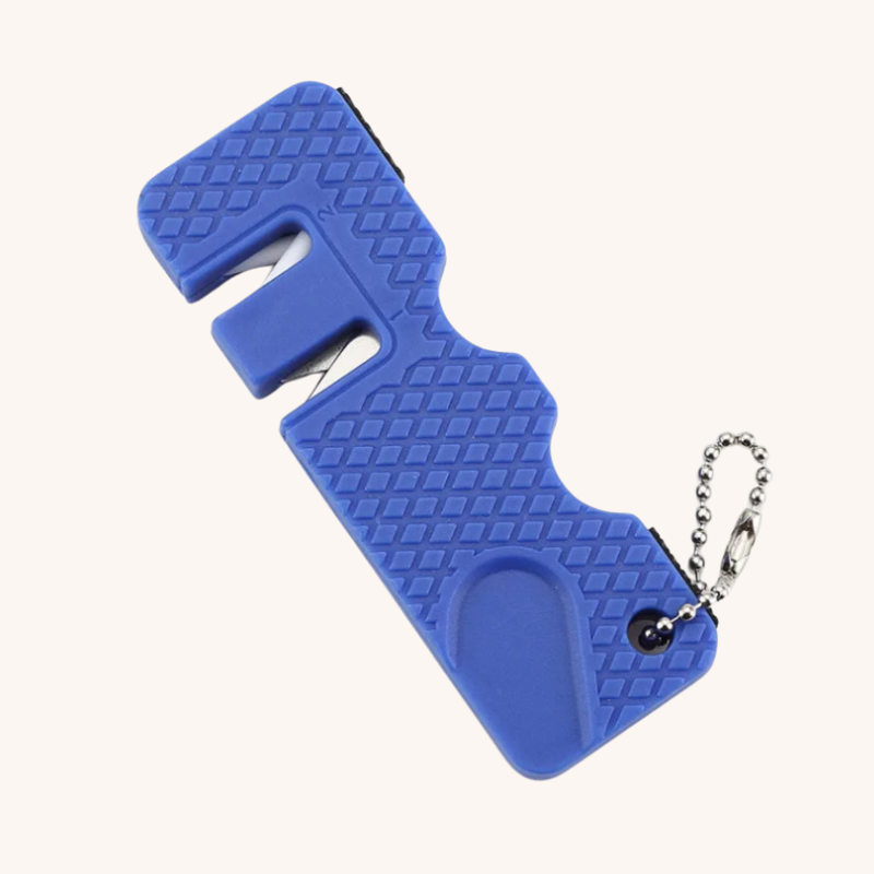 Aiguiseur couteau léger et coloré porte clé Mon aiguiseur couteau