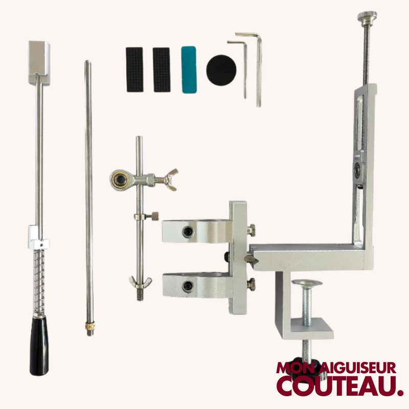 Aiguiseur couteau professionnel Edge pro avec pierres Mon aiguiseur couteau