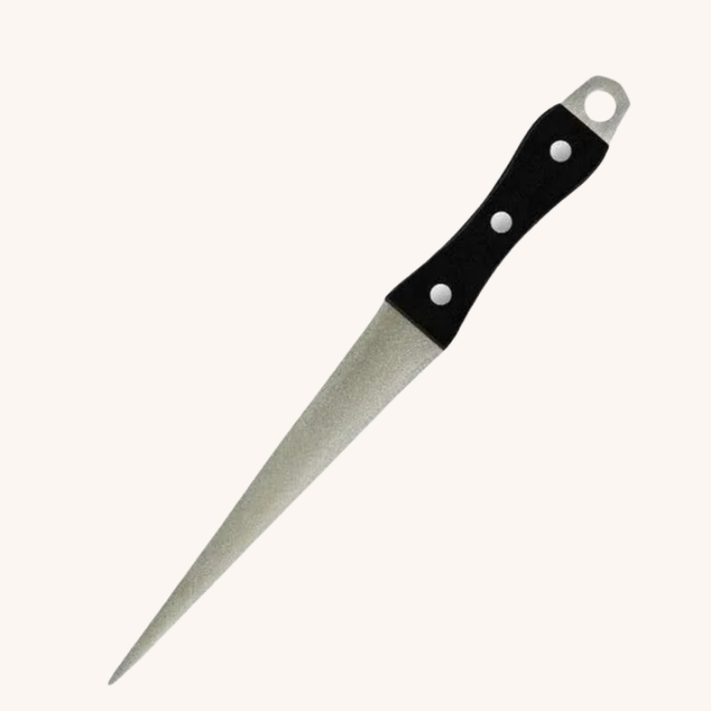 Fusil à aiguiser en forme de lame pour couteaux professionnel Aiguiseur Couteau