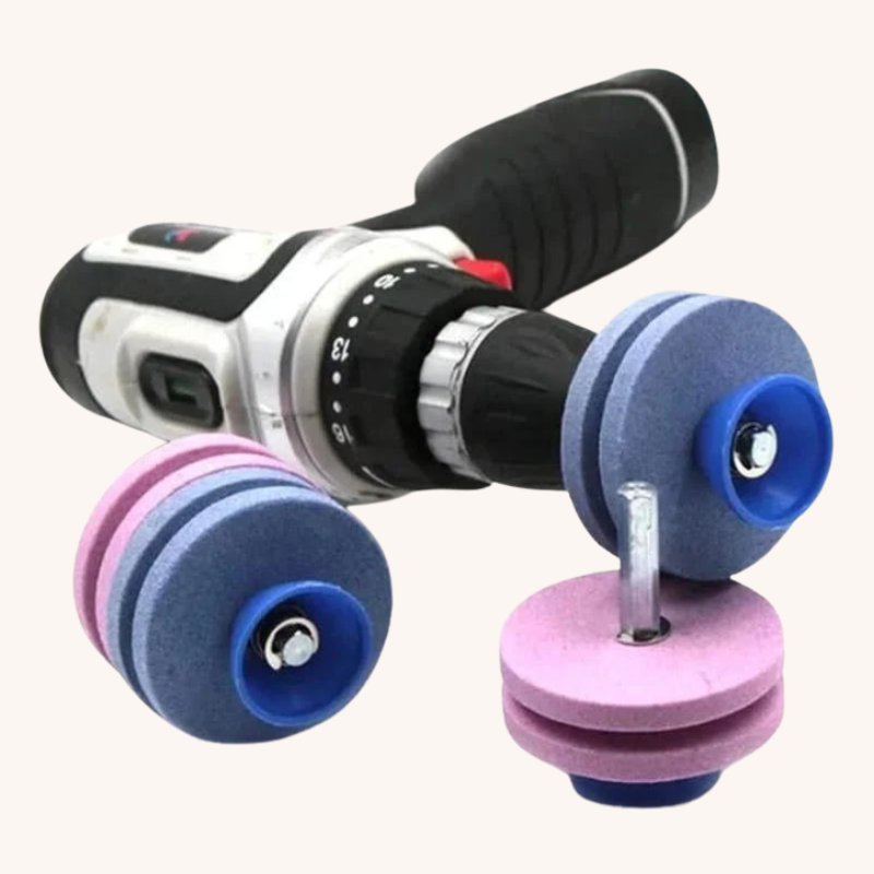 Meule d'affûtage lame utilitaire pour perceuse Aiguiseur Couteau