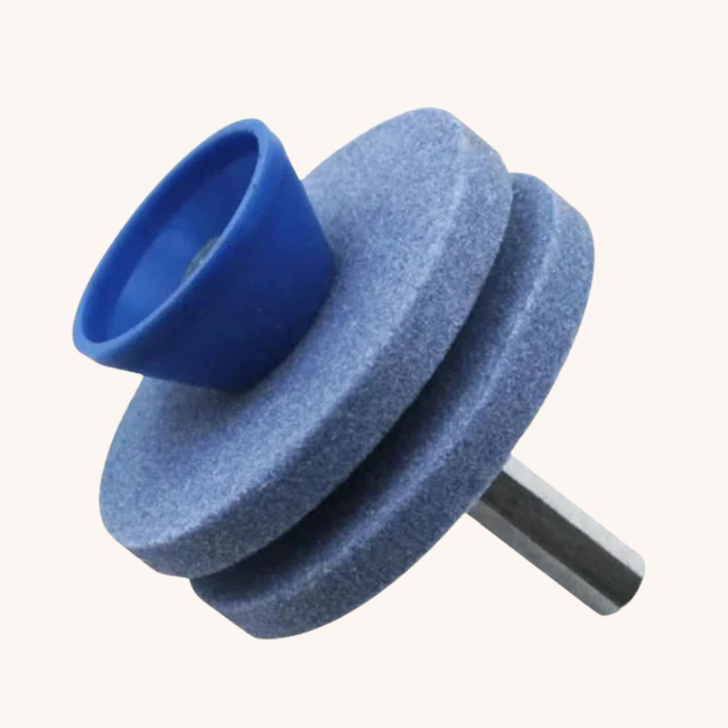 Meule d'affûtage lame utilitaire pour perceuse Bleu Aiguiseur Couteau