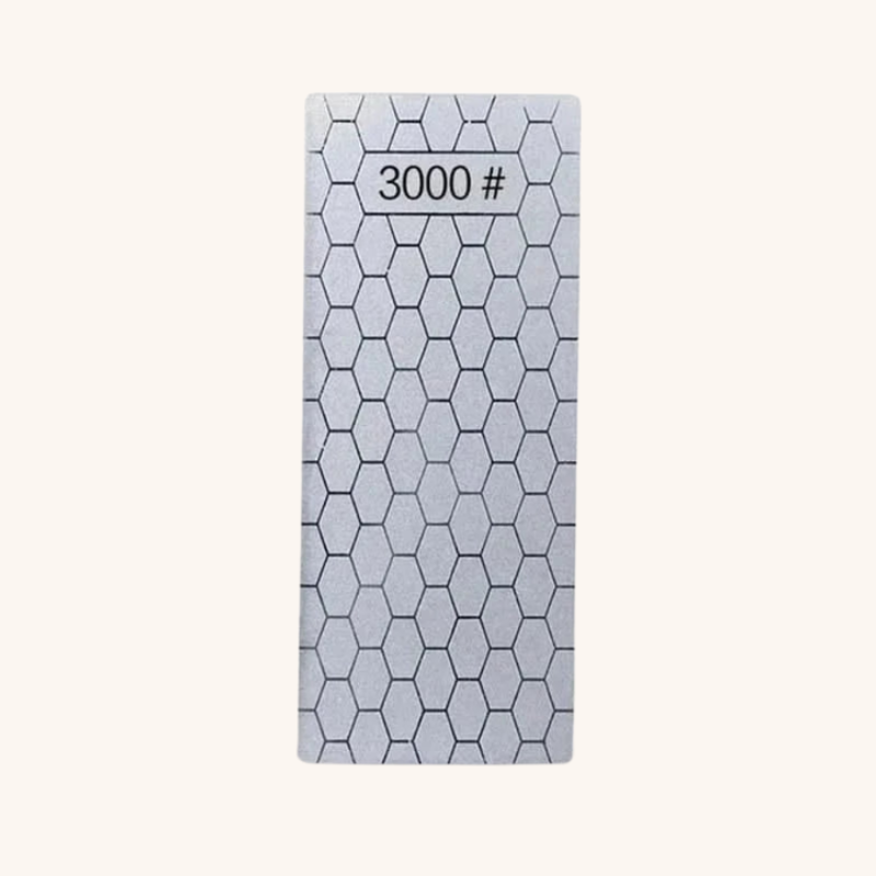 Pierre à aiguiser grain diamant style nid d'abeille 3000# Aiguiseur Couteau