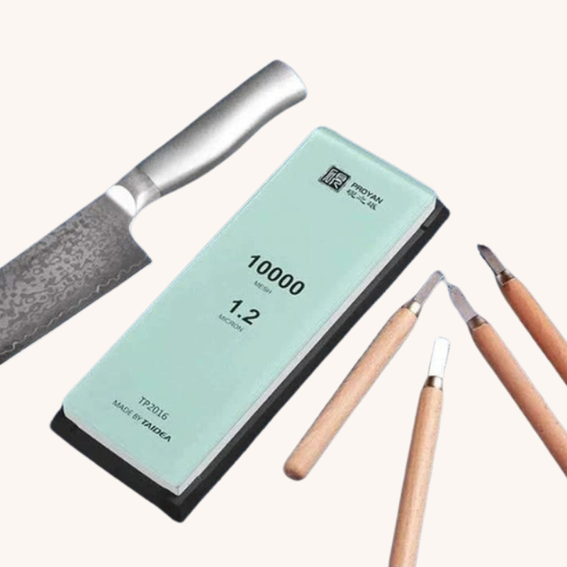 Pierre à aiguiser japonaise en corindon pour lame précise Aiguiseur Couteau