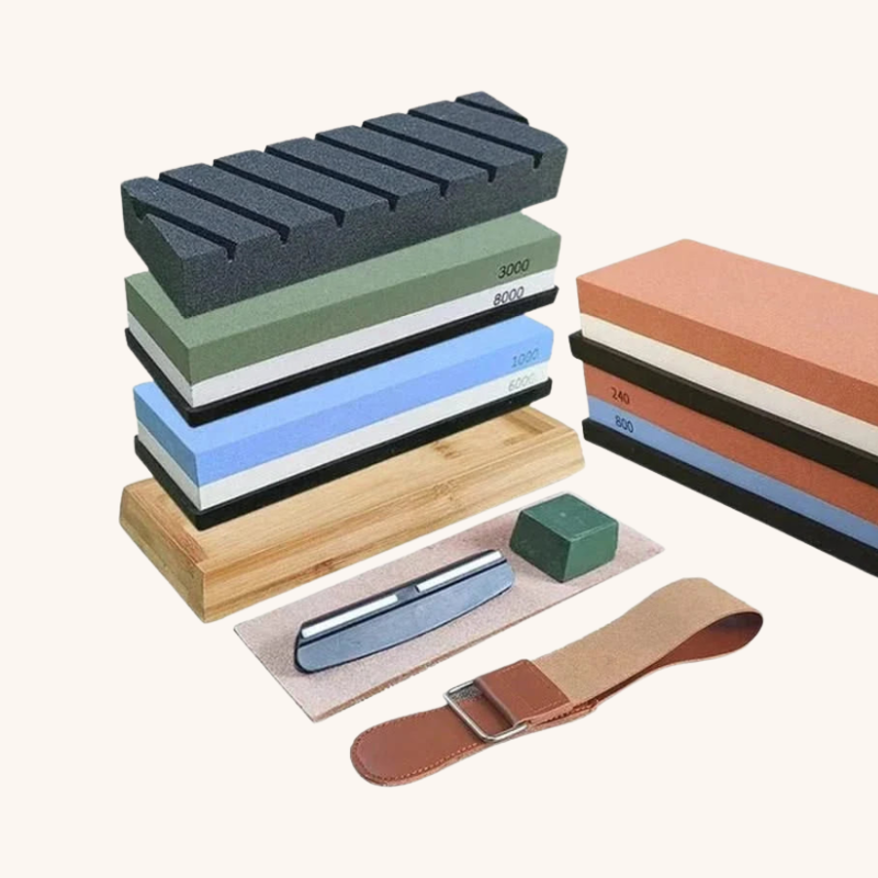 Pierre à aiguiser multiples grains ensemble pour lames affûtées Aiguiseur Couteau