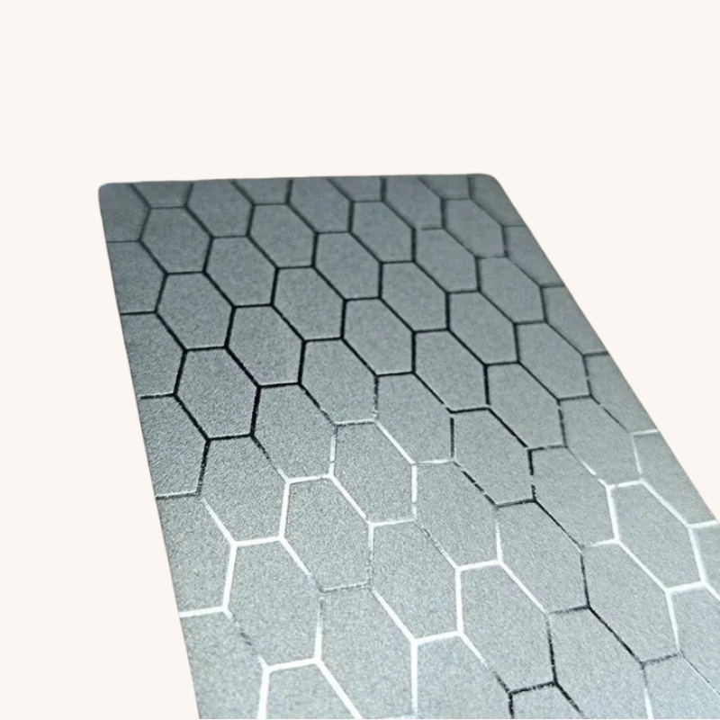 Pierres à aiguiser diamanté en nid d'abeille lot de 6 Aiguiseur Couteau