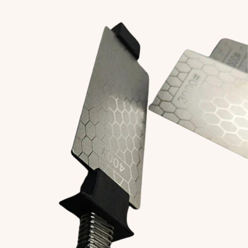 Pierres à aiguiser diamanté en nid d'abeille lot de 6 Aiguiseur Couteau