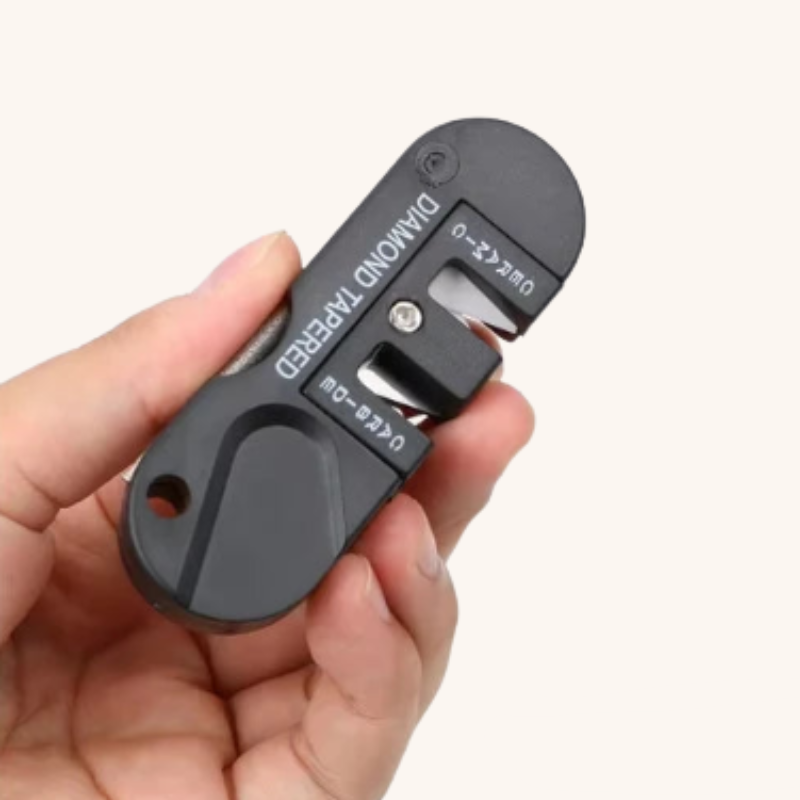 Aiguiseur couteau de survie noir Mon aiguiseur couteau