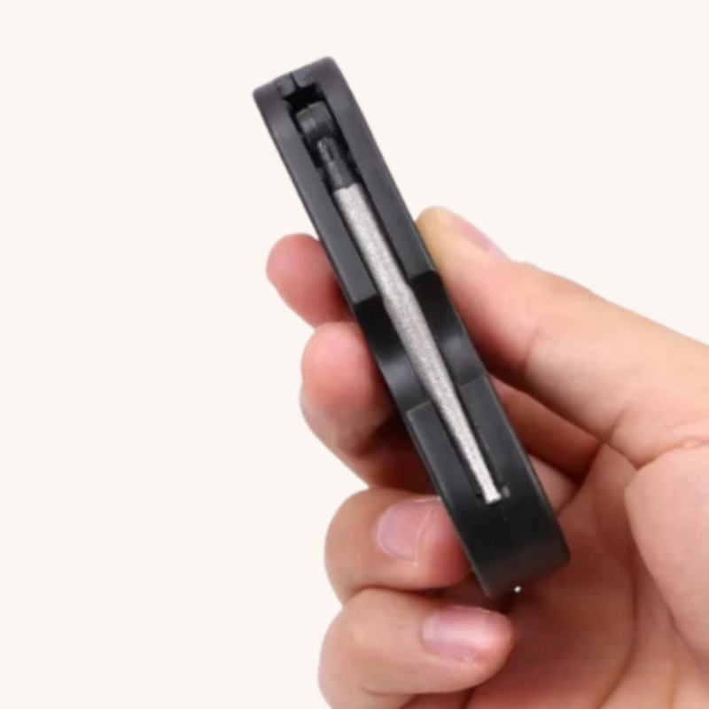 Aiguiseur couteau de survie noir Mon aiguiseur couteau