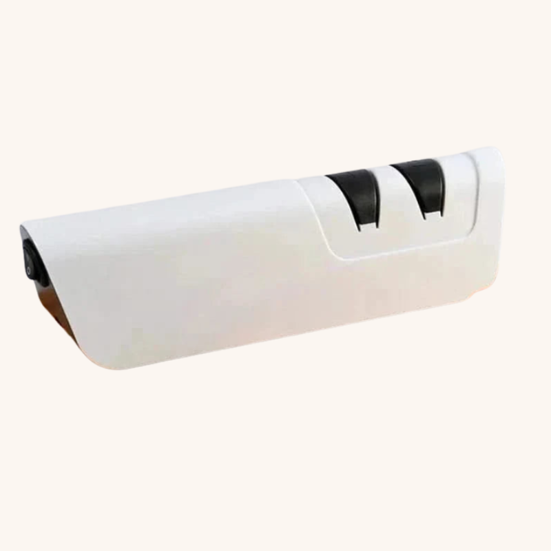 Aiguiseur couteau électrique blanc type diamant en 4 étapes Aiguiseur Couteau