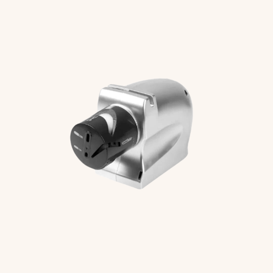 Aiguiseur couteau électrique compact gris alu Aiguiseur Couteau