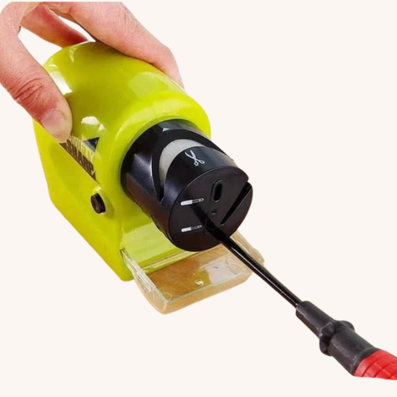 Aiguiseur couteau électrique vert rotatif multifonction Aiguiseur Couteau
