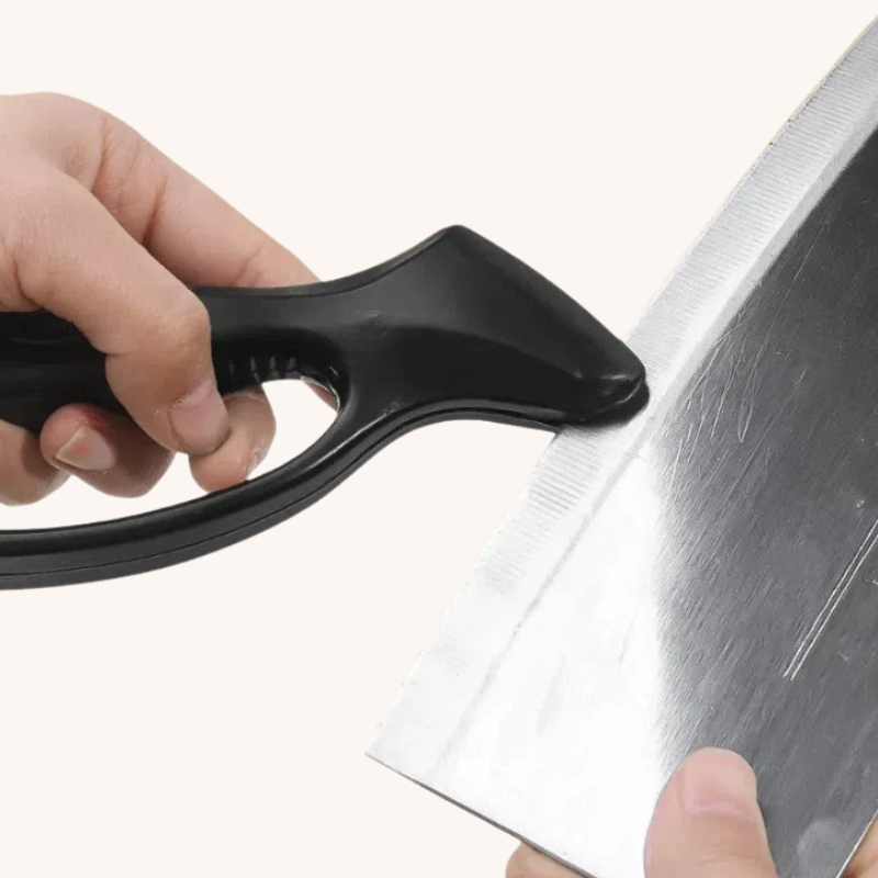 Aiguiseur couteau manuel avec poignée ergonomique noir Aiguiseur Couteau