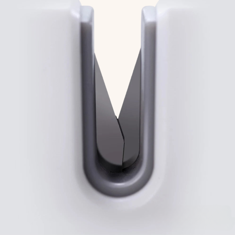 Aiguiseur couteau manuel blanc à ventouse Mon aiguiseur couteau