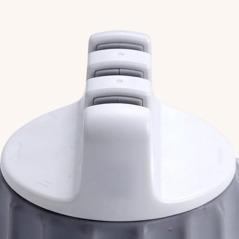 Aiguiseur couteau manuel blanc à ventouse Mon aiguiseur couteau