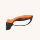Aiguiseur couteau manuel noir et orange ergonomique Aiguiseur Couteau