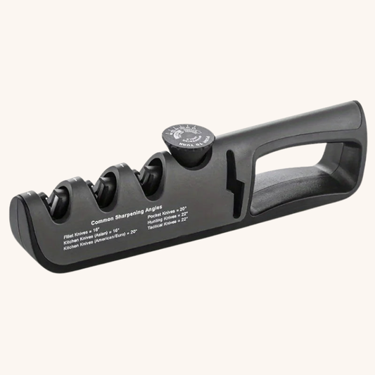 Aiguiseur couteau manuel pro 4 étapes Noir Mon aiguiseur couteau