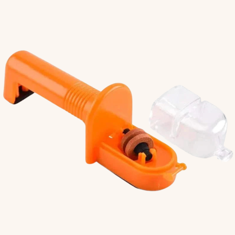 Aiguiseur couteau orange petit format Aiguiseur Couteau