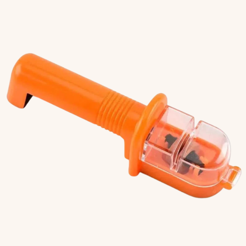 Aiguiseur couteau orange petit format Aiguiseur Couteau