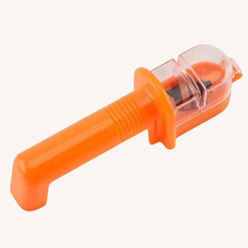 Aiguiseur couteau orange petit format Aiguiseur Couteau