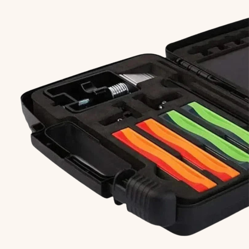 Aiguiseur couteau professionnel kit complet avec pierres type diamants Aiguiseur Couteau