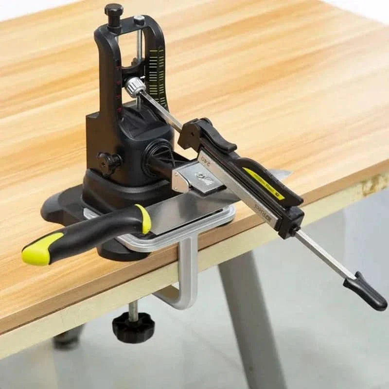 Aiguiseur couteau professionnel noir angle fixe pour pierres à aiguiser Aiguiseur Couteau