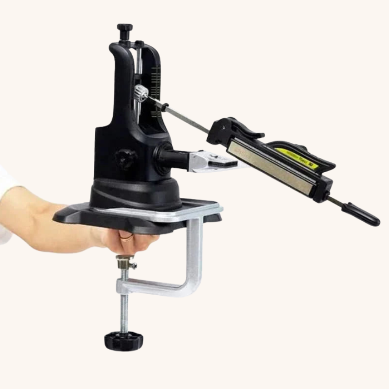 Aiguiseur couteau professionnel noir angle fixe pour pierres à aiguiser Aiguiseur Couteau