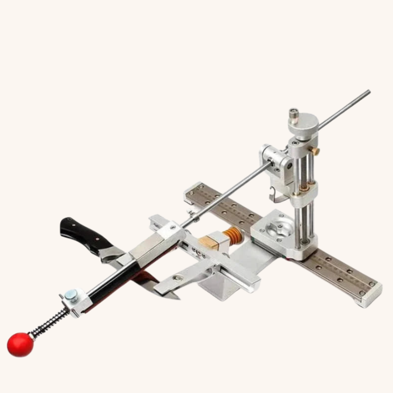 Aiguiseur couteau professionnel support à angle fixe précis Gris Aiguiseur Couteau