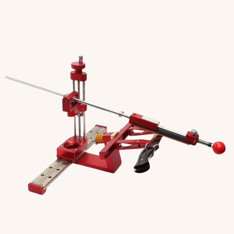 Aiguiseur couteau professionnel support à angle fixe précis Rouge Aiguiseur Couteau