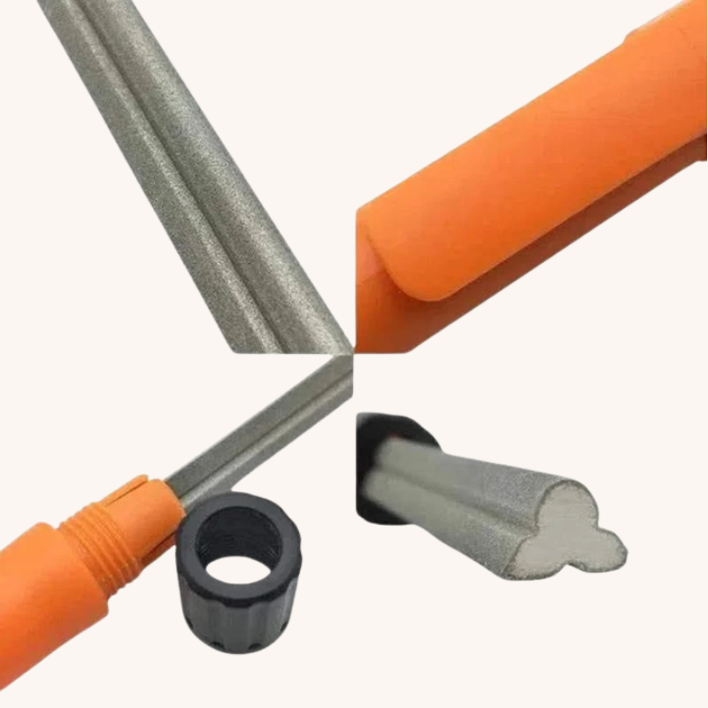 Aiguiseur couteau type diamant retroussable petit format Aiguiseur Couteau