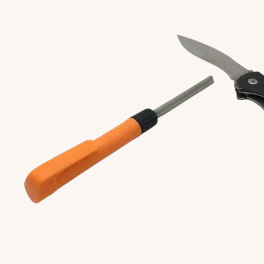 Aiguiseur couteau type diamant retroussable petit format Aiguiseur Couteau