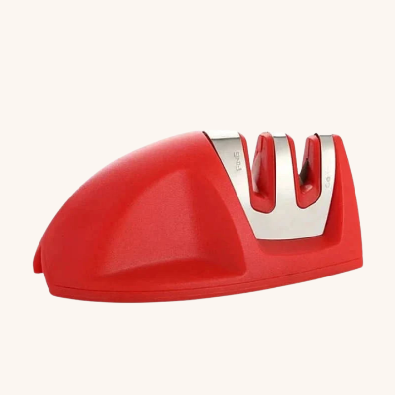 Aiguiseur couteaux petit format de table multifonction Rouge Aiguiseur Couteau