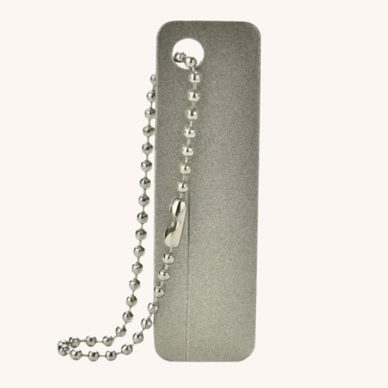 Aiguiseur diamant de poche petit format pour porte-clés Aiguiseur Couteau