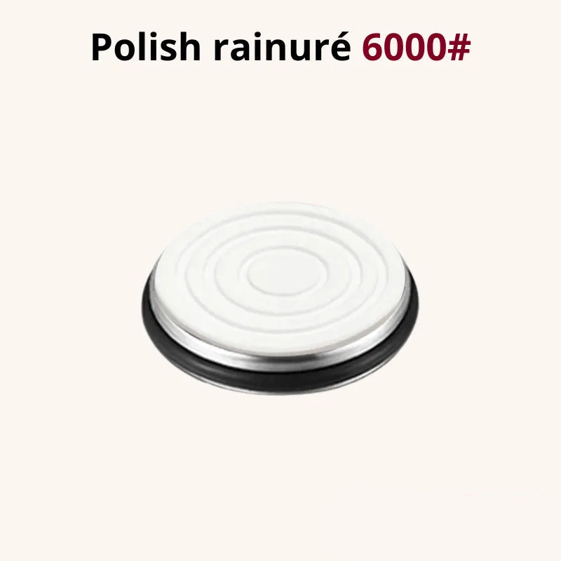 Disque d'aiguisage rainuré pour aiguiseur couteau manuel Mon aiguiseur couteau