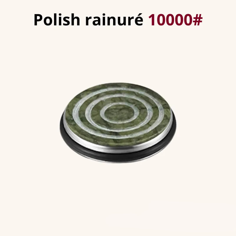 Disque d'aiguisage rainuré pour aiguiseur couteau manuel Mon aiguiseur couteau