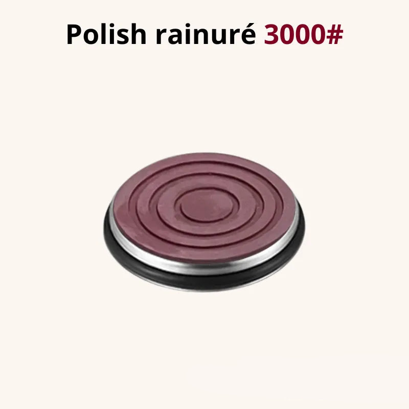 Disque d'aiguisage rainuré pour aiguiseur couteau manuel Mon aiguiseur couteau