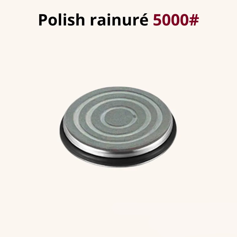 Disque d'aiguisage rainuré pour aiguiseur couteau manuel Mon aiguiseur couteau