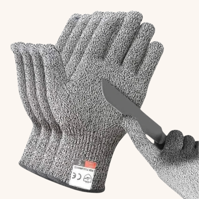 Gant anti coupure de protection Aiguiseur Couteau