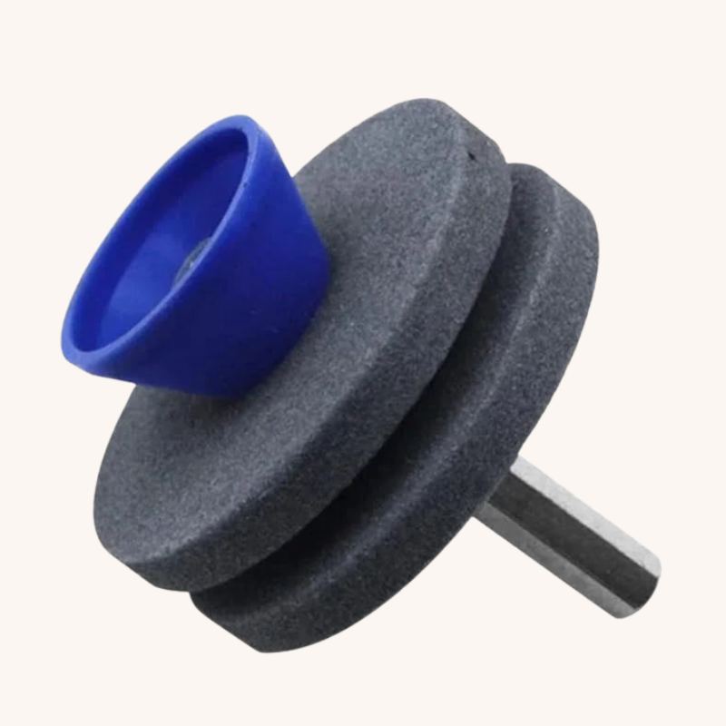 Meule d'affûtage lame utilitaire pour perceuse Gris Aiguiseur Couteau