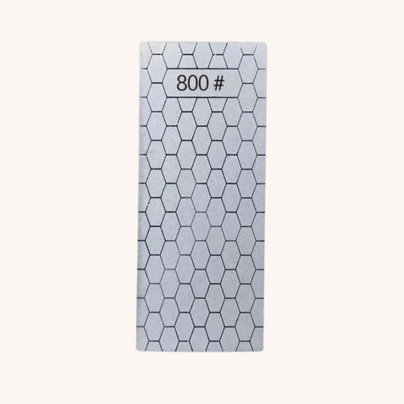 Pierre à aiguiser grain diamant style nid d'abeille 800# Aiguiseur Couteau