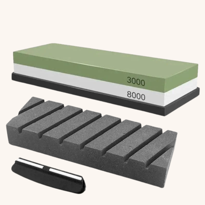 Pierres à aiguiser kit professionnelle et pierre de correction 3000# 8000# Aiguiseur Couteau