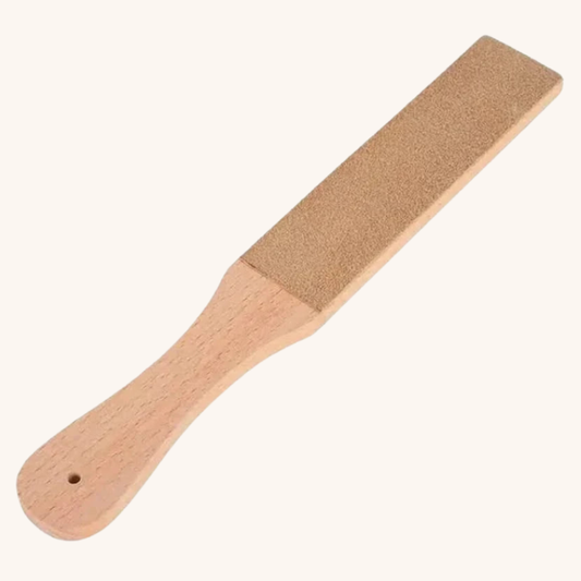 Planche à polir en cuir et bois pour aiguiser couteau Aiguiseur Couteau