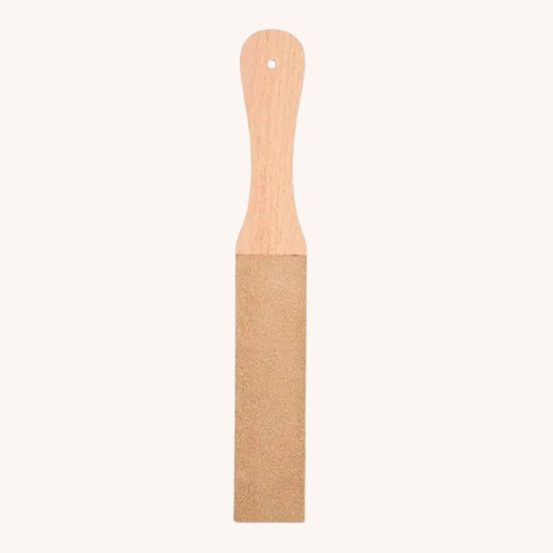 Planche à polir en cuir et bois pour aiguiser couteau Aiguiseur Couteau